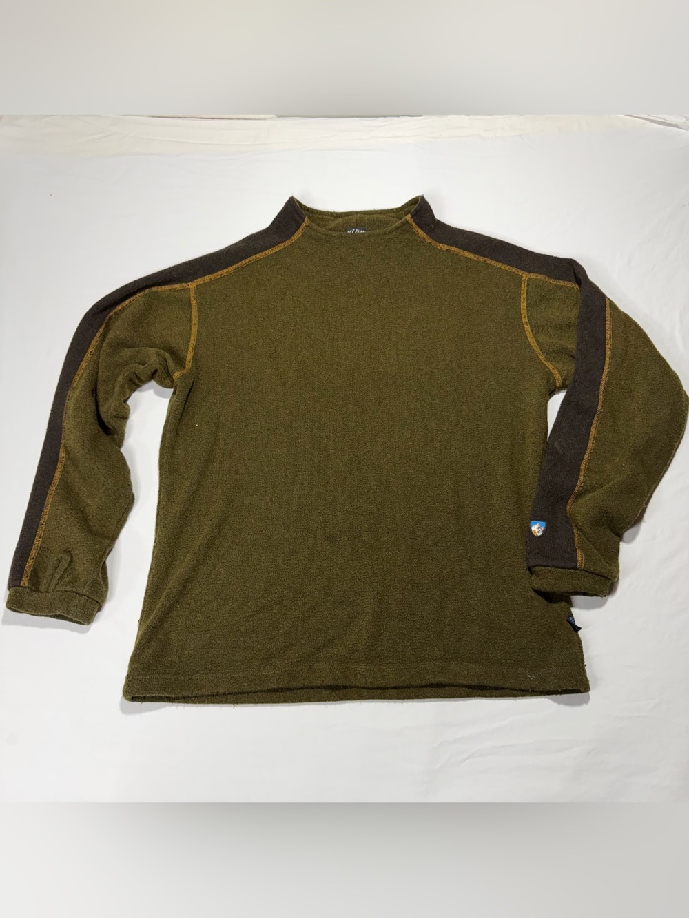Kuhl Alfpaca Pullover Sweater - Olive Green